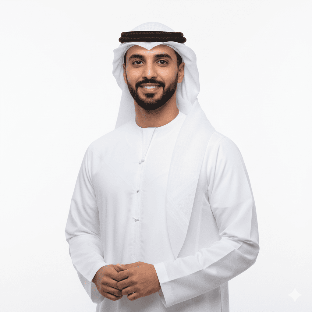 Emirati businessman trading